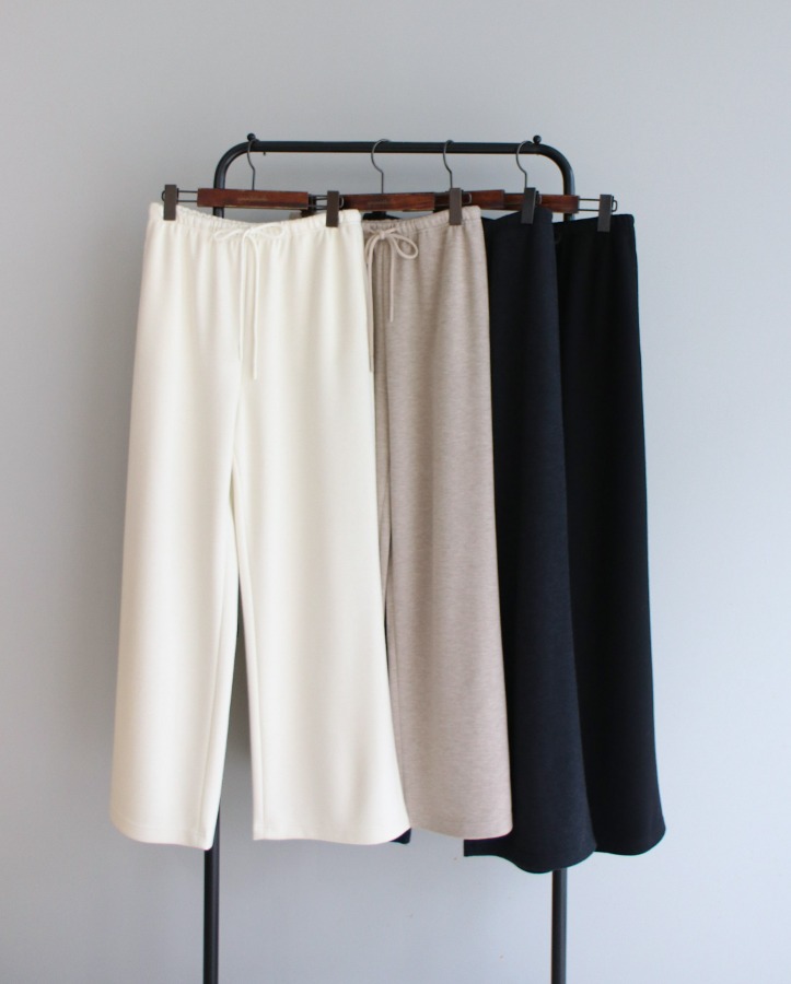 [premium] thick banding cashmere slacks (4color)
